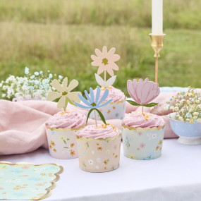Kit Cupcakes Flores